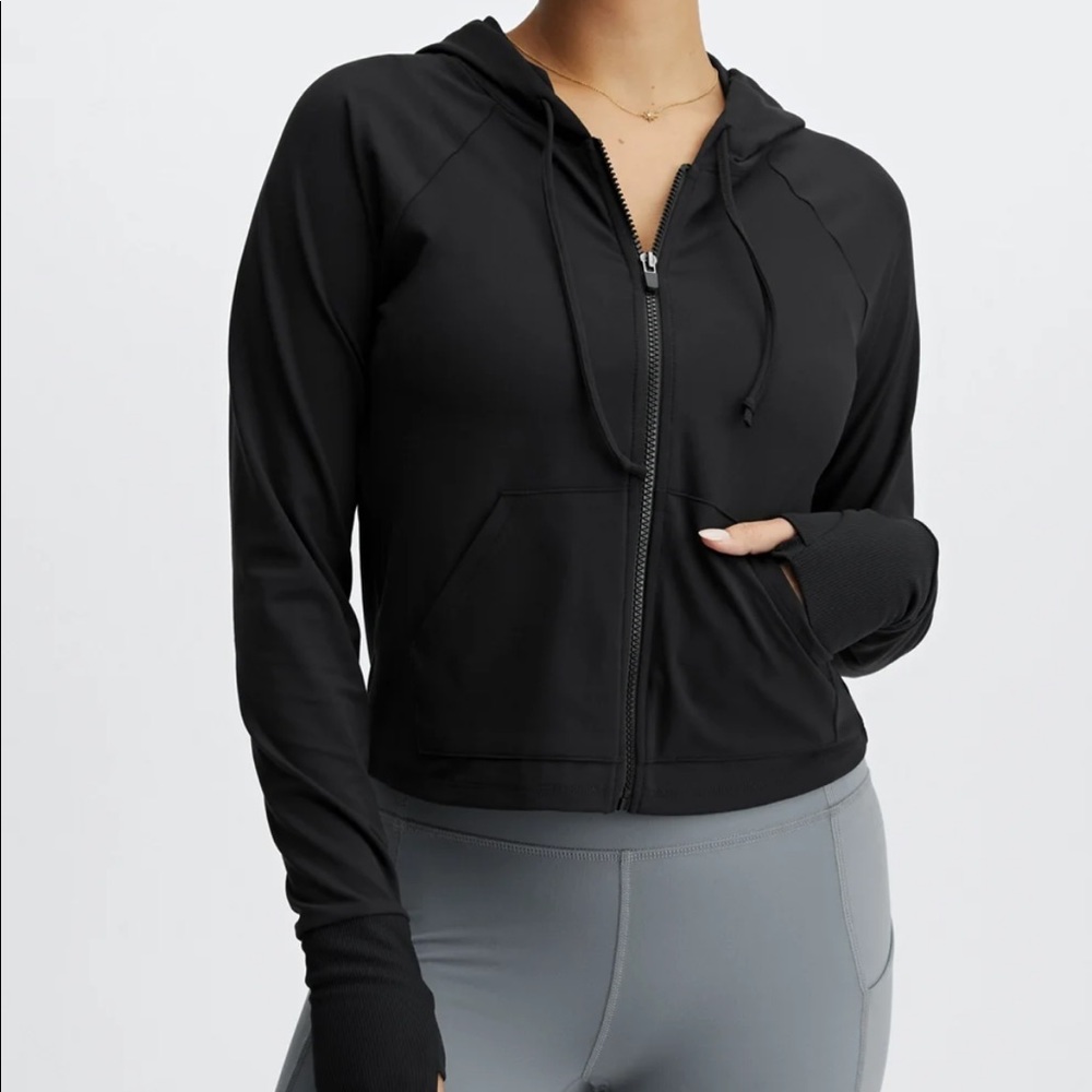 NWT Fabletics Cropped Pureluxe Hoodie